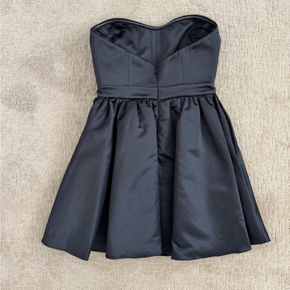 NWT The New Arrivals by ILKYAZ OZEL Clea A Line Elegant Satin Dress US 8 - Picture 5 of 9